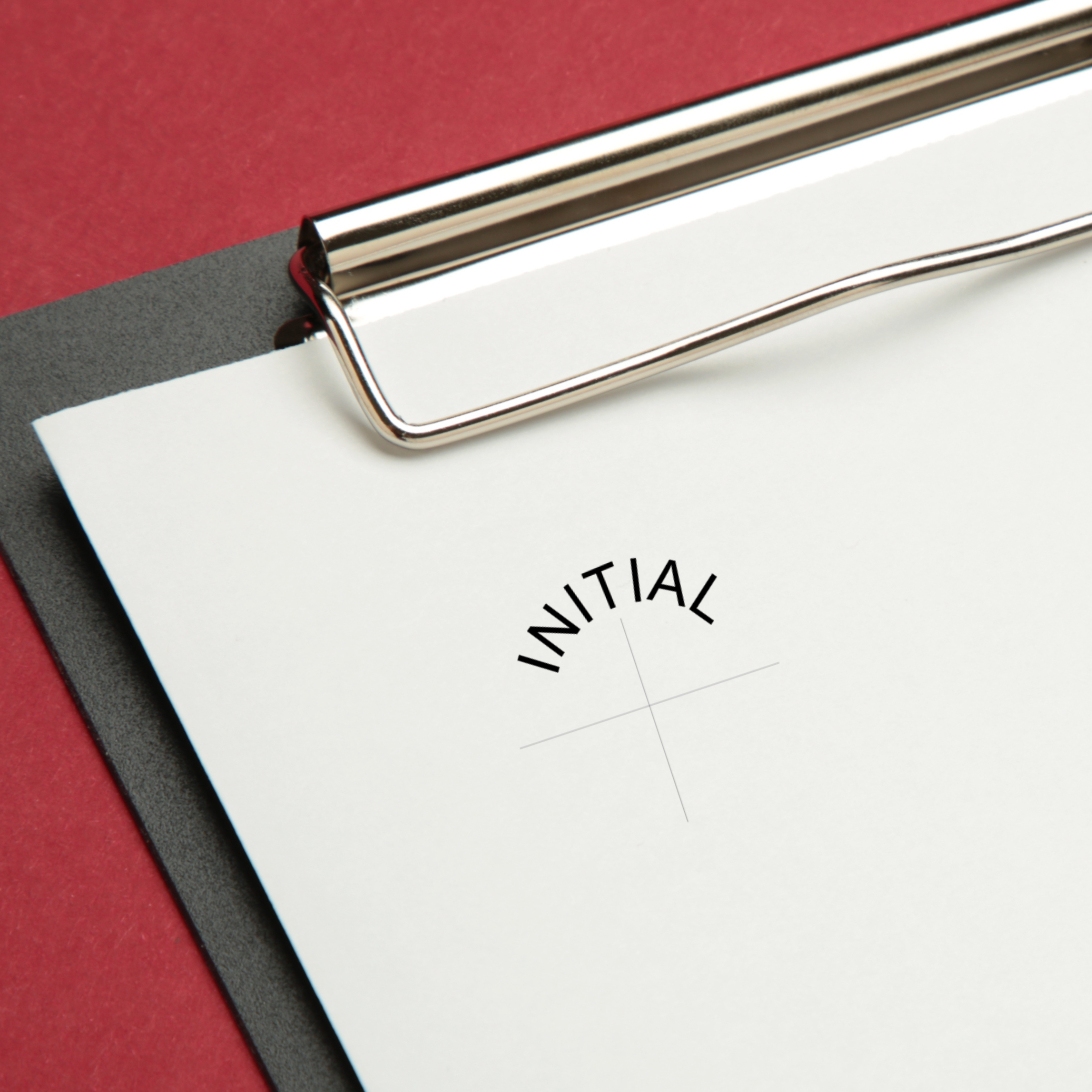 Initial Stock Stamp Image